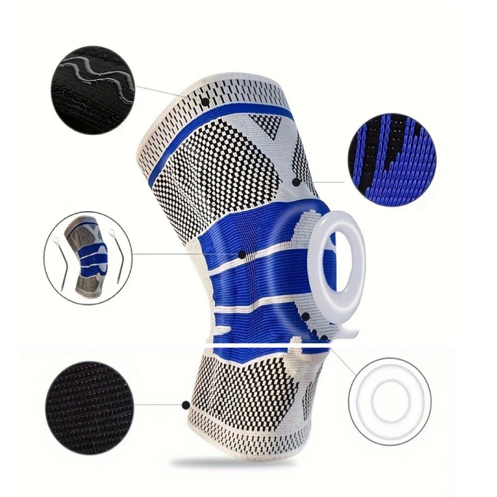 Rodillera De Silicona Ajustable